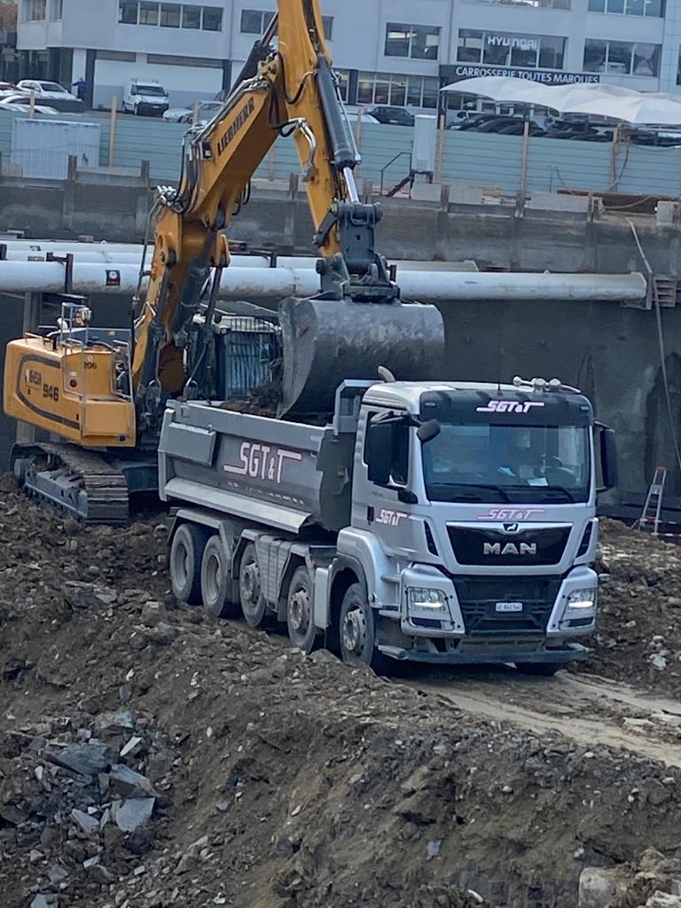 chargement déblais sgtt